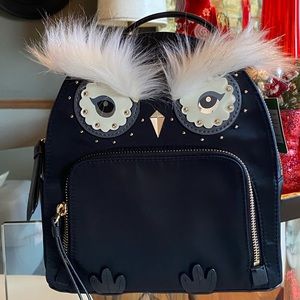 NWT * KATE SPADE * Owl Star Bright backpack - blk.